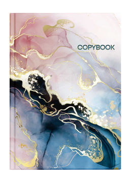 Тетрадь арт. 61694 ЗОЛОТЫЕ РАЗВОДЫ / А4, 96 л., твёрдый переплёт 7БЦ, полноцветная печать, глянцевая ламинация. Блок - белый офсет, 65 г/м?, печать в одну краску, клетка,