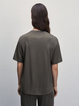 Топ прямого кроя с коротким рукавом / Zarina  фото 5