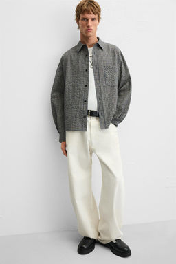 PLAID SHIRT WITH POCKET - Zara фото 6