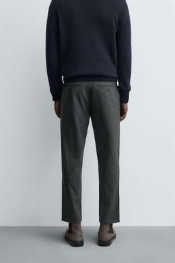 TEXTURED COMFORT TROUSERS - Zara фото 3