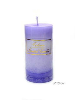 Свеча столбик 5х10 см / NA521 /уп 60/120/с ароматом (оранжевый) - Галеонтрейд фото 3