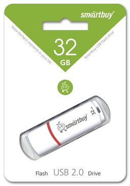 Флеш-накопитель 32Гб "Smartbuy Crown" White (SB32GBCRW-W)