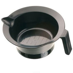 Dewal Чаша для смешивания краски с ручкой и носиком T-1202, пластик, черный, 260 мл  фото 2