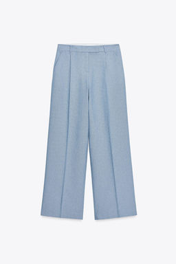STRAIGHT-LEG TROUSERS WITH DARTS - Zara фото 7