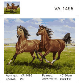 Картина по номерам на холсте и подрамнике 40х50 см