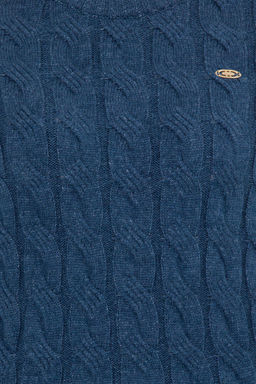 U. S. Polo Assn Женский синий свитер с круглым вырезом - U.s. polo assn фото 12