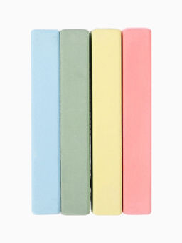 Цена за 8 шт. Мелки цветные школьные, 4 шт., Коты аристократы, прямоугольные