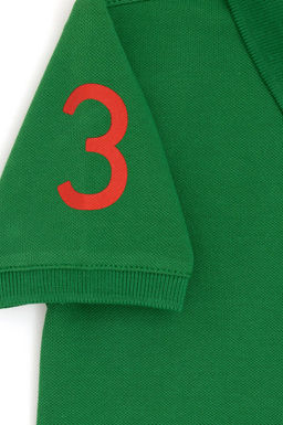 U. S. Polo Assn / Зеленая футболка с воротником-поло для мальчика - U.s. polo assn фото 8