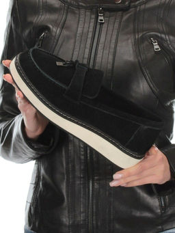 06-5061-2 BLACK Туфли (натуральная замша)