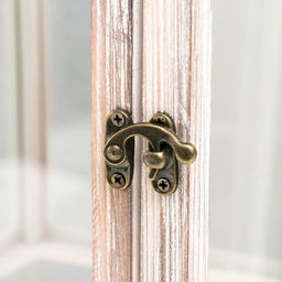 Деревянный подсвечник - фонарь на 1 свечу «С узорами на крыше», с ящиком, беж, 46×18×18 см