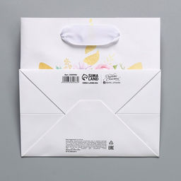 Цена за 2 шт. Пакет подарочный ламинированный квадратный, упаковка, «Кошка‒единорожка», 14 х 14 х 9 см