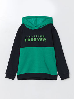 Kap??onlu Erkek ?ocuk Sweatshirt