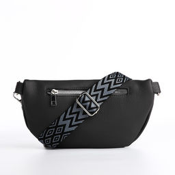 Сумка кросс-боди на молнии, цвет тёмно-серый - Simaland фото 4