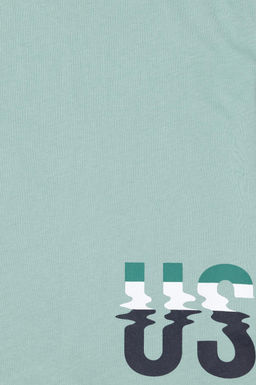 Футболка водно-зеленого цвета для мальчика Неожиданная скидка в корзине - U.s. polo assn фото 3