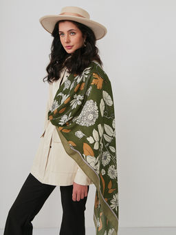 Большой, мягкий, тонкий и очень нежный двусторонний палантин - Tantino фото 6