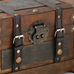 Шкатулка для украшений «Сундук. Ремо», дерево, 29×18×18 см