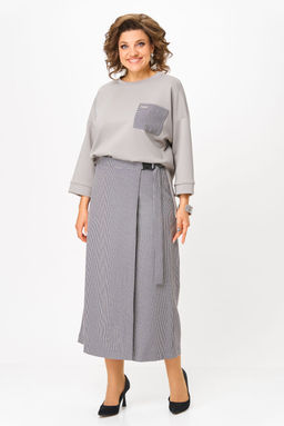 Костюм Michel Chic 1362/2-Р серый, клетка  фото 3