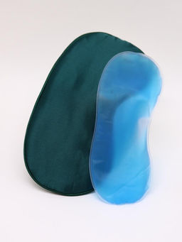 Маска для сна гелевая "Silk dreams", green