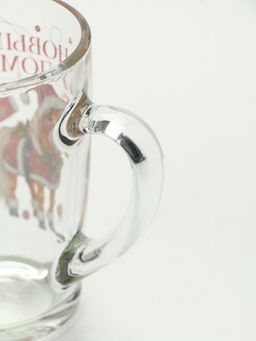 Кружка новогодняя стеклянная С Новым годом. Пони, 300 мл