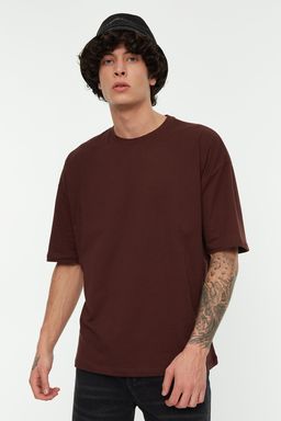 TRENDYOL MAN Tas Oversize/Genis Kesim Bisiklet Yaka Cicek Bask?l? K?sa Kol %100 Pamuklu T-Shirt TMNSS21TS1223 - Trendyolmilla фото 17