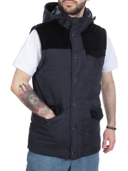 J83011 DEEP BLUE Куртка-жилет мужская зимняя NEW B BEK (150 гр. синтепон)