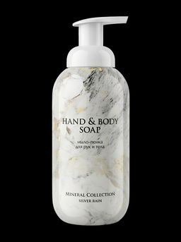 Mineral collection Мыло-пенка для рук и тела, Silver Rain, 500 мл