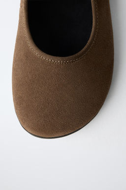 BAILARINA BAREFOOT PIEL / Marr?n - Zara фото 6