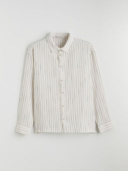 Regular Fit ?izgili M?slin Erkek G?mlek