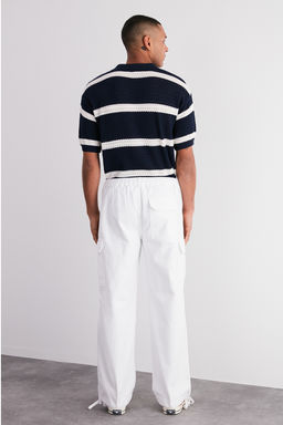 Beyaz Loose Fit Pacas? Baglamal? Kargo Pantolon TMNSS23PL00035 - Trendyolmilla фото 6