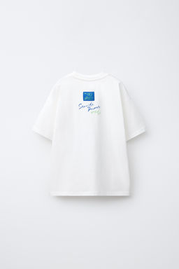 CAMISETA ESTAMPADO TEXTO / Blanco