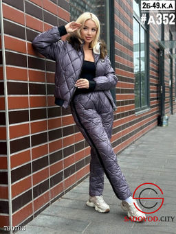 Женский теплый зимний костюм - Bruno фото 2