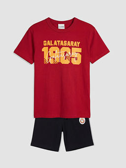 Комплект футболка и шорты для мальчиков с принтом Galatasaray