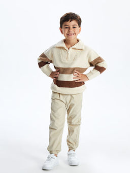 Dik Yaka Erkek ?ocuk Triko Kazak - Waikiki фото 2