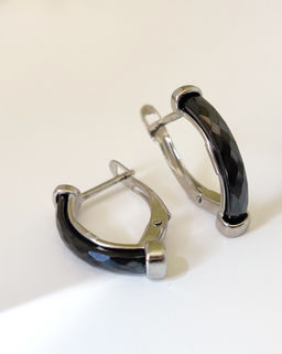 Серьги с керамикой