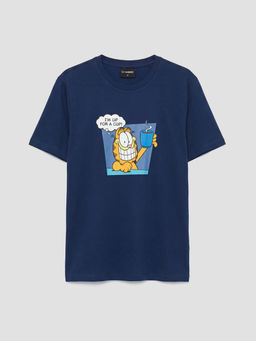 Garfield Bask?l? Erkek Pijama ?st?