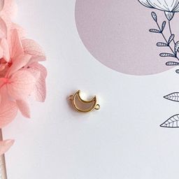 Коннектор перламутровый "Месяц" (1 шт)