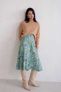 Юбка А-силуэта с принтом - Martichelli фото 65