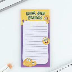 Блок для записи с отрывными листами, 30 л Крестики