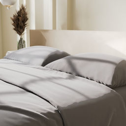 Постельное бельё LoveLife 2 сп Gray mist 180х215 см, 200х225 см, 50х703 см-2 шт, микрофибра 85 гр фото 4