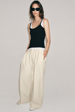 CAMISETA RIB TIRANTES / Plomo - Zara фото 4