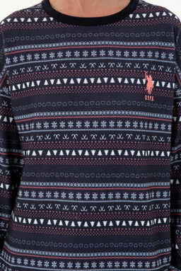 Женский темно-синий пижамный комплект Неожиданная скидка в корзине - U.s. polo assn фото 5