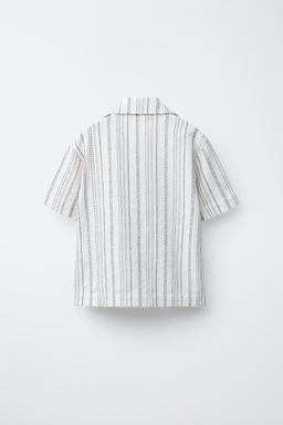 RUSTIC STRIPED BOWLING SHIRT - Zara фото 2