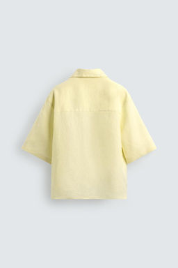 100% LINEN POLO SHIRT - Zara фото 10