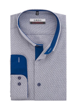 Сорочка мужская длинный рукав GREG 323/131/1053/Z/P/b/1  фото 2