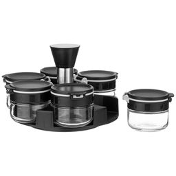 НАБОР ЕМКОСТЕЙ ДЛЯ СПЕЦИЙ 6ШТ 85МЛ НА ПОДСТАВКЕ AGNESS  фото 2