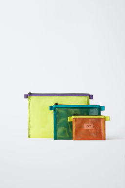PACK DE BOLSAS DE VIAJE MULTICOLOR / Amarillo