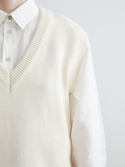 V Yaka Kad?n Triko S?veter