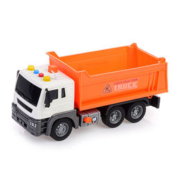 Машина "Самосвал" 1:16 (свет, звук) в коробке (цвет оранжевый)
