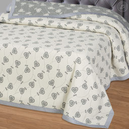 Лейла серая 180*235/1 шт. Жаккардовые (хлопок)