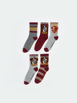 Harry Potter Desenli Erkek ?ocuk Soket ?orap 5li